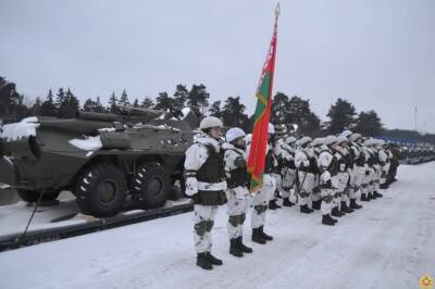 Новая партия российских бронетранспортёров БТР-82А прибыла в Белоруссию