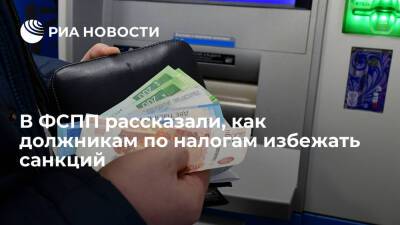 ФСПП России: у должника по налогам есть пять дней на погашение долга до введения санкций