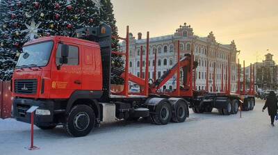 Минский автозавод представил технику для лесной промышленности на выставке в Вологде