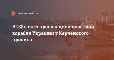 В СФ сочли провокацией действия корабля Украины у Керченского пролива