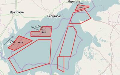 РФ перекрыла 70% акватории Азовского моря - ВМС