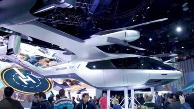 Hyundai начнёт выпускать летающие городские автомобили и такси до 2030 года
