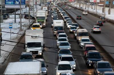 В Новосибирске зафиксировали пробки в 9 баллов вечером 10 декабря