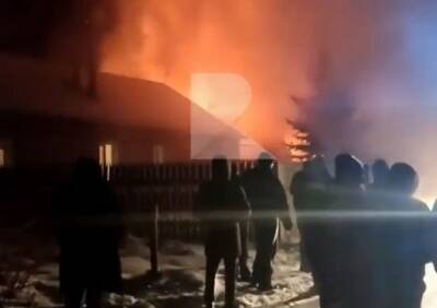 На пожаре в поселке Качево погибли два человека