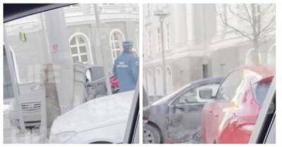 ДТП с участием «Мазерати» в центре Москвы. Пострадало пять человек