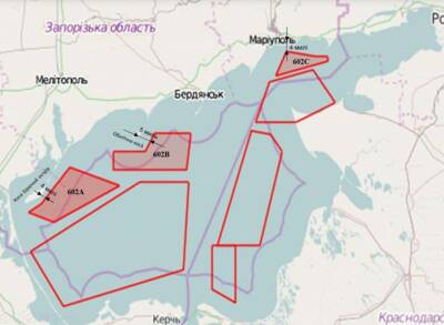 Россия перекрыла 70% акватории Азовского моря