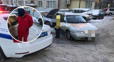 В Чебоксарах мужчина попал в ДТП на угнанном автомобиле