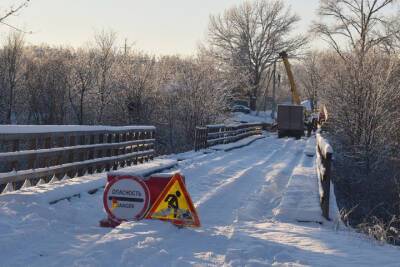В Клепиковском районе ремонтируют мост через Пру