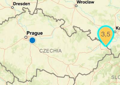 Техника соврала: сила землетрясения в Чехии оказалась преувеличена