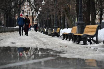 Резкое потепление придет в Москву уже в воскресенье