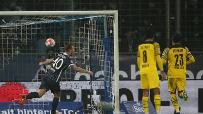Дортмундская «Боруссия» спаслась от поражения от «Бохума» на 85-й минуте в матче Бундеслиги