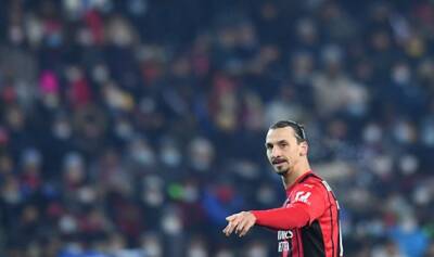 Ибрагимович помог Милану избежать поражения в матче против Удинезе