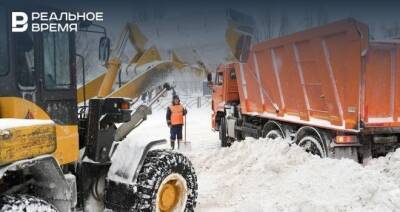 В Казани в уборке дорог от снега задействовано 363 рабочих и 156 единиц спецтехники