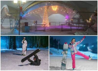 Дождь, а люди на лыжах катаются: посмотрите, какая обстановка в горнолыжных комплексах под Минском