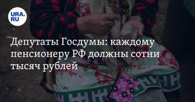 Депутаты Госдумы: каждому пенсионеру РФ должны сотни тысяч рублей