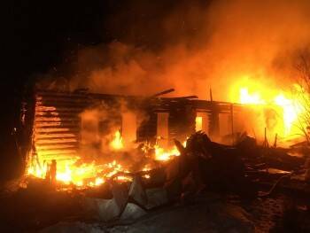 Ужасный пожар в Вологодской области оставил старичков без крова в мороз