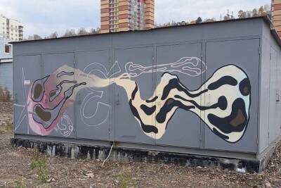 Граффитисту выписали штраф за испорченную трансформаторную будку в Красноярске