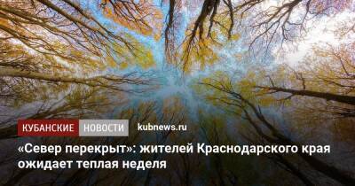 «Север перекрыт»: жителей Краснодарского края ожидает теплая неделя