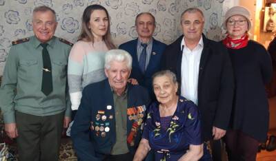 Ветерана Великой Отечественной войны Владимира Сичкаря поздравили с 94-летием