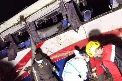 Автобус слетел с трассы, 18 жертв и 25 пострадавших: фото фатальных последствий