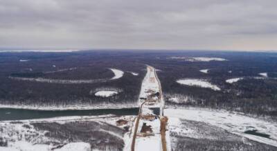 В Шумерлинском районе возвели два мобильных завода: строят мост через Суру