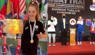 Александра Аврунина из Петрозаводска выиграла золото на Первенстве мира по тайскому боксу