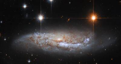 Новый снимок Хаббла: яркая галактика, известная взрывом сверхновой звезды