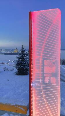Светящиеся климатические панели появились на набережной Федоровского