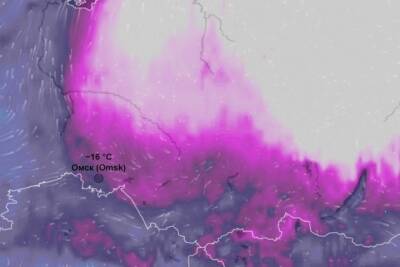 Холодный фронт с морозами до -50 градусов надвигается на Омскую область