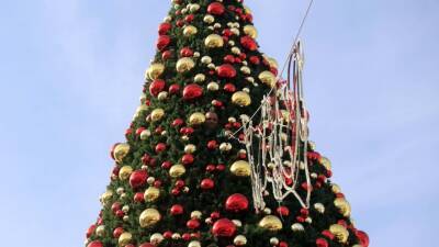 Атмосфера праздника: в Иерусалиме зажгли рождественскую елку