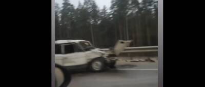 Массовая авария произошла под Липецком (видео)