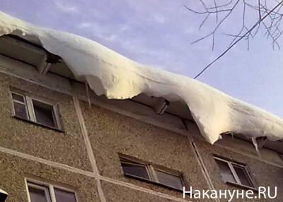 В центре Петербурга прохожему на голову упала льдина