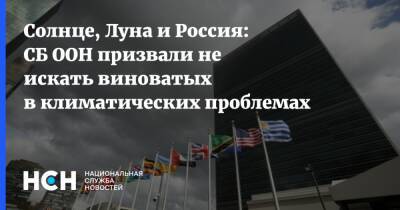 Солнце, Луна и Россия: СБ ООН призвали не искать виноватых в климатических проблемах