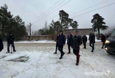 Александр Дрозденко осмотрел здание будущего отделения полиции в Усть-Луге