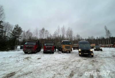 «Уже лучше, чем месяц назад»: Александр Дрозденко о решении проблемы с парковкой грузовиков в Усть-Луге