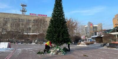 В Иркутске до 25 декабря установят 16 новых искусственных елей