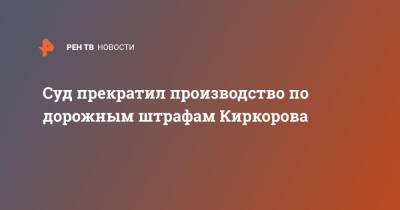 Суд прекратил производство по дорожным штрафам Киркорова