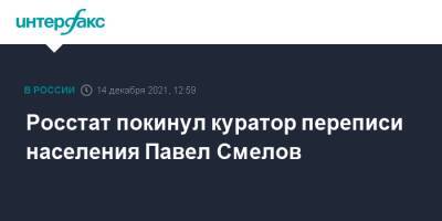 Росстат покинул куратор переписи населения Павел Смелов