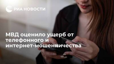 МВД: россиян с начала года обманули через телефон и интернет на 45 миллиардов рублей