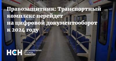 Правозащитник: Транспортный комплекс перейдет на цифровой документооборот к 2024 году - nsn.fm - Россия - Минтранс