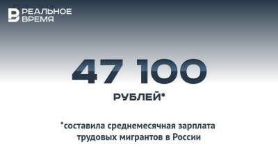 Среднемесячная зарплата трудовых мигрантов в России составила 47,1 тысячи рублей — это много или мало?