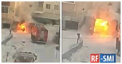 В Якутске пожарный чудом остался жив при взрыве в гараже