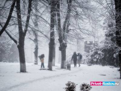 В Ростовской области температура резко упадет до -24 °C и начнутся снегопады