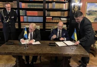 Украина и Швеция заключили оборонное соглашение