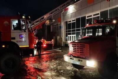В Челябинске ночью произошел пожар в типографии