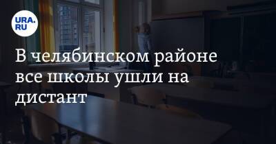 В челябинском районе все школы ушли на дистант