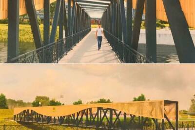 Жителям Ленобласти не приглянулся проект пешеходного моста в Луге