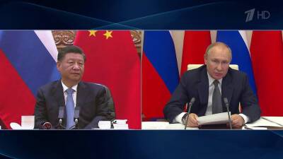Состоялись переговоры Владимира Путина с председателем КНР Си Цзиньпином