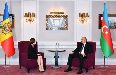 Глава Молдовы поблагодарила Президента Ильхама Алиева