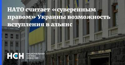 НАТО считает «суверенным правом» Украины возможность вступления в альянс